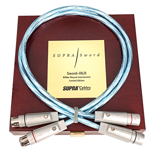 Supra Cables XLR Kabel Sword ISL Anniversary XLR (1 Paar / 1,0 m) Silberblau von Supra Cables