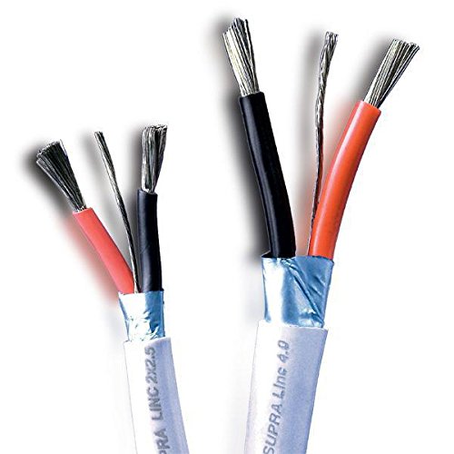 Supra Linc 2.5 abgeschirmtes Lautsprecherkabel verzinnt 2×2,5 mm² - METERWARE von Supra Cables
