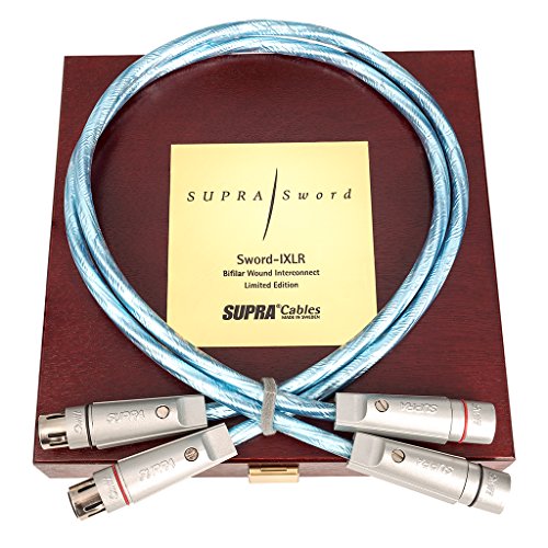 Supra Cables XLR Kabel Sword ISL Anniversary XLR (1 Paar / 0,8 m) Silberblau von Supra Cables