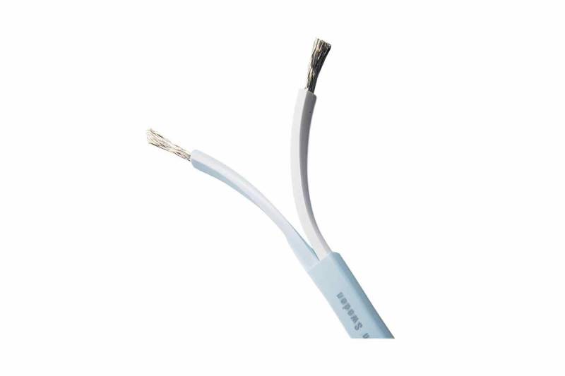 Supra PLY Lautsprecherkabel - Ply 2.0 -  2 x 2.0 Eis blau (1m) von Supra