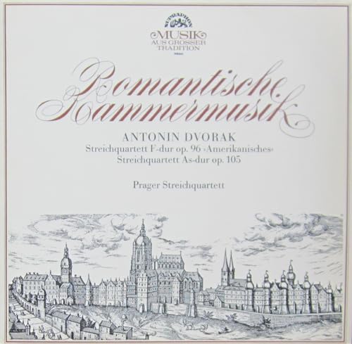 Antonín Dvořák: Romantische Kammermusik; Streichquartett F-dur op.96 "Amerikanisches", Streichquartett AS-dur op.105 - 104815 - Vinyl LP von Supraphon