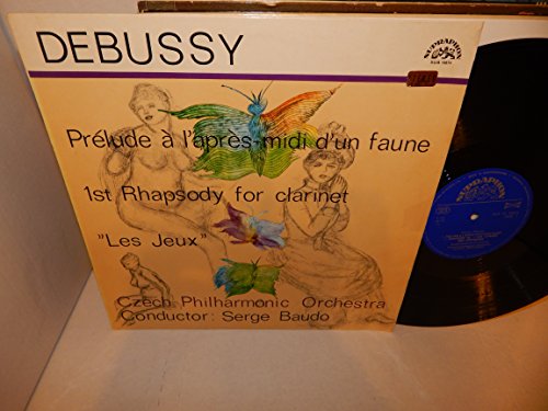 Prelude Á L’Aprés-midi D’Un Faune, 1st Rhapsody For Clarinet, "Les Jeux" [Vinyl LP record] [Schallplatte] von Supraphon