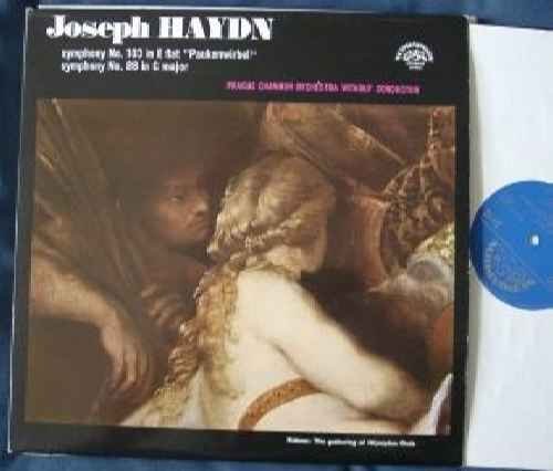 Symphony No. 103 In E Flat "Paukenwirbel" / Symphony No. 88 In G Major - Joseph Haydn LP von Supraphon