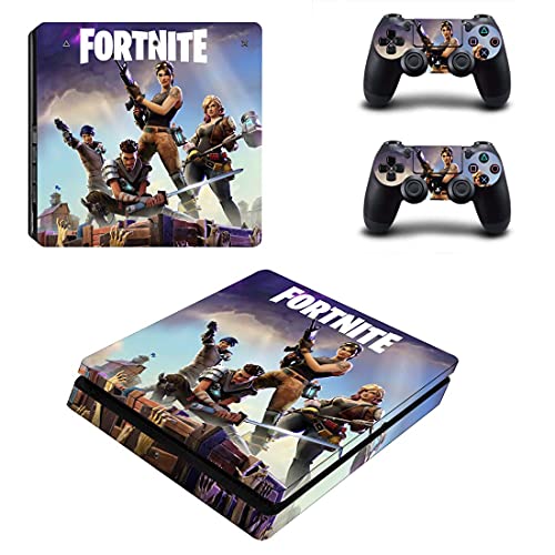 Kompatibel mit PlayStation 4 Slim Battle Royale Konsole Skin, Aufkleber, Vinyl, Aufkleber, Frontplatte – Konsole und 2 Controller – Schutzhülle für PS4 Slim Kompatibel mit PlayStation 4 Slim Battle Royale Konsole Skin, Aufkleber, Vinyl, Aufkleber, Frontplatte – Konsole und 2 Controller – Schutzhülle für PS4 Slim von Supreme Skinz
