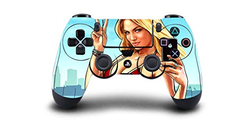 PS4 Controller Vinyl Sticker Decal Skin Wrap Scratch Protection - Grand Theft Auto 5 Loading Screen - PlayStation 4 Controller von Supreme Skinz