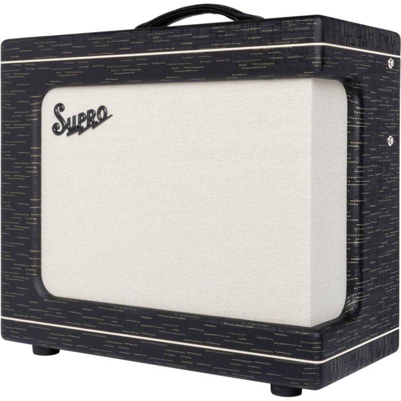Supro 1620RC Delegate Custom 1x12 Black Scandia 25W Combo Guitar Amplifier von Supro