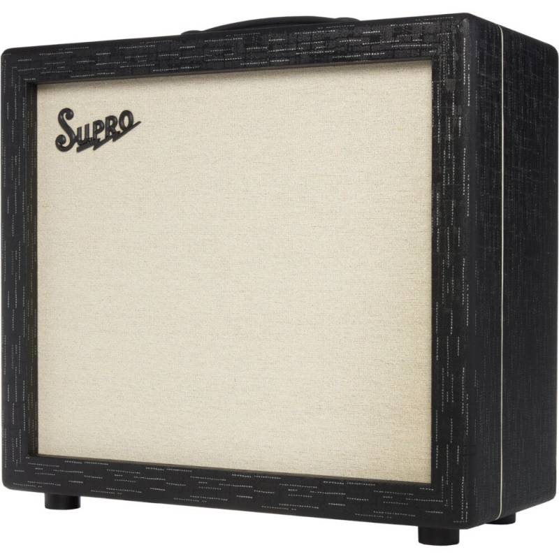 Supro 1732 Royale Cabinet Black Scandia 1x12 Guitar Speaker Cabinet von Supro