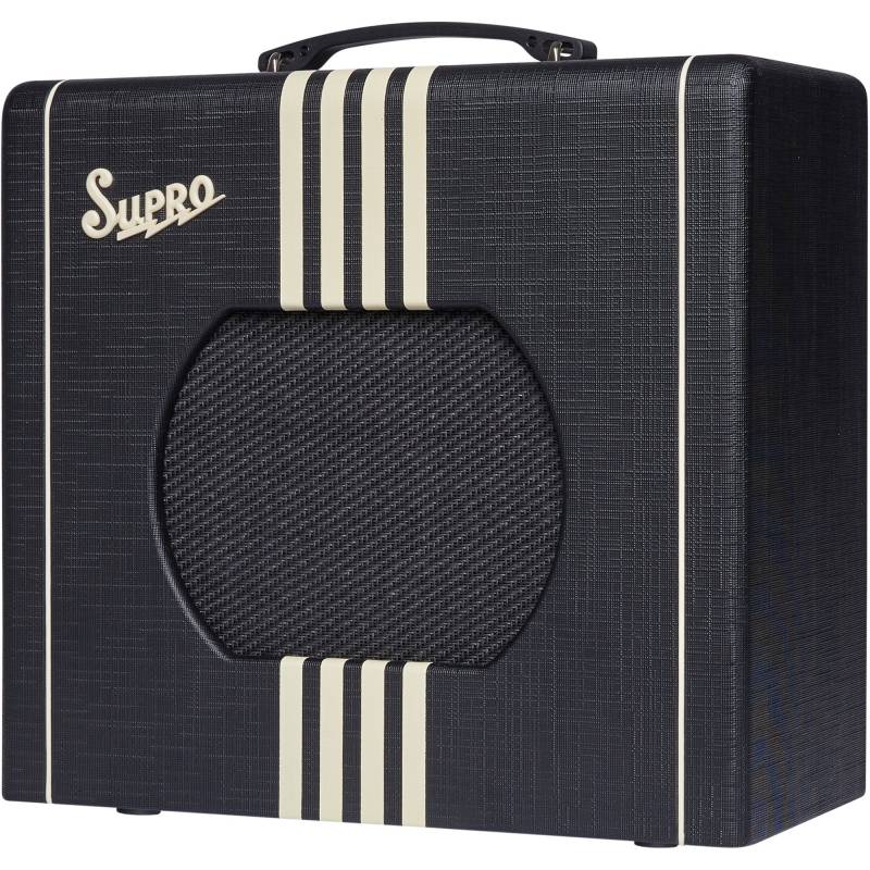 Supro 1820RBC Delta King 10 Combo BC Black & Cream Combo Guitar Amplifier von Supro