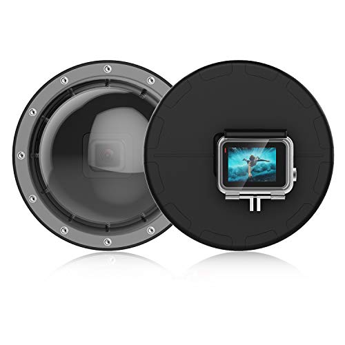 Suptig Kuppel, Kuppelanschluss, Unterwasserkuppel für GoPro Hero 7 Black 6 5 2018, Wasserdicht 30 m von Suptig