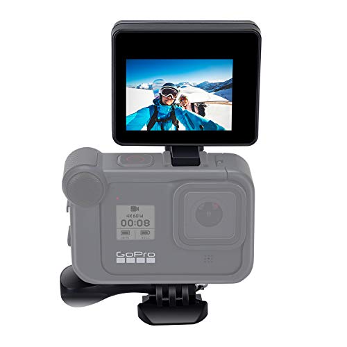 Suptig LCD-Bildschirm Selfie LCD-Bildschirm Kompatibel mit Gopro Hero 9 Hero 8 Hero 7 Hero 6 Hero 5 Hero 4 3+ 3 AKASO Campark SLR Mehr Action Cam 2.0inch IP 68 Wasserdicht von Suptig