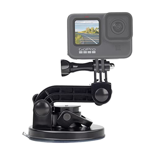 Suptig Saugnapfhalterung Kompatibel mit GoPro Hero 13 Hero 12 Hero 11 Hero 10 Hero 9/8/7/6/5/4/3/3+ Hero Session Kameras, DJI osmo, Akaso für Windschutzscheiben und Fenster im Fahrzeug sowie Suptig Saugnapfhalterung Kompatibel mit GoPro Hero 13 Hero 12 Hero 11 Hero 10 Hero 9/8/7/6/5/4/3/3+ Hero Session Kameras, DJI osmo, Akaso für Windschutzscheiben und Fenster im Fahrzeug sowie von Suptig