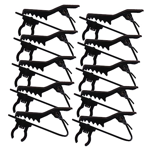 SUPVOX 10Stücke Mikrofonclips Lavalier Mikrofonhalter aus Stabilem Kunststoff für Bühne und Unterricht Passend für Mikrofone Leicht und Langlebig von Supvox