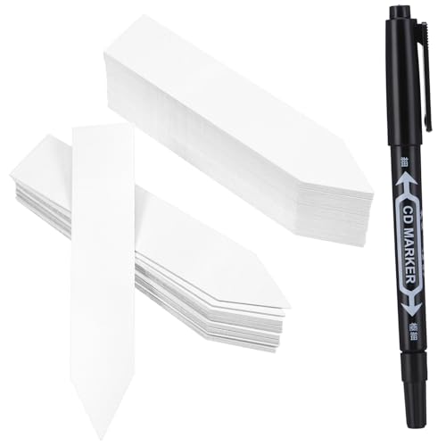 SUPVOX 120 Stück Pflanzenetikett Markierungen Etiketten Leer Pflanzenpfähle Bunt Hauspflanze Rustikal Einsätze Sämling Pflanzenmarker Gartenanhänger Für Pflanzen Drinnen Name Plastik von Supvox