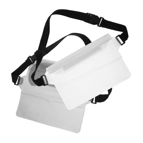 SUPVOX 2 Stück wasserdichte Gürteltasche Fanny Beutel Taille Fall einstellbar Schlüssel wasserdichte hülle für Handy wasserdichte Tasche für Handy Handytasche Mobiltelefontasche PVC von Supvox