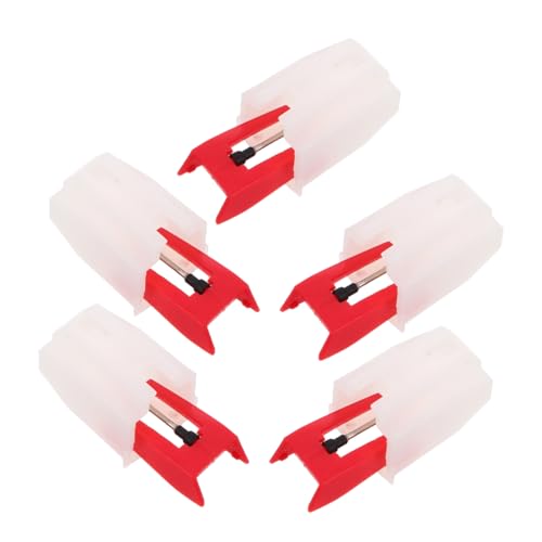SUPVOX 5 Stück Nadel eines Schallplattenspielers Stylus-Plattenspielernadel Ersatznadeln für Plattenspieler Nadel für Schallplattenspieler Phonographennadeln Ersatz-Stiftnadel Aluminium SUPVOX 5 Stück Nadel eines Schallplattenspielers Stylus-Plattenspielernadel Ersatznadeln für Plattenspieler Nadel für Schallplattenspieler Phonographennadeln Ersatz-Stiftnadel Aluminium von Supvox