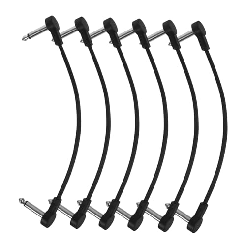 Supvox 1 Satz Gitarrendraht Führen Gitarrenkabel Aufgerollt Farbig Stecker Mit Patchkabel Gitarrenzubehör Patch-kabel Stromversorgung Sauerstofffreies Kupfer Black 6 Stück Supvox 1 Satz Gitarrendraht Führen Gitarrenkabel Aufgerollt Farbig Stecker Mit Patchkabel Gitarrenzubehör Patch-kabel Stromversorgung Sauerstofffreies Kupfer Black 6 Stück von Supvox