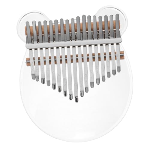 Supvox 1 Satz Kristall-daumen Kalimba Für Anfänger Mini-kalimba-klavier Fingerklavier Finger Kalimba Transparent Acryl Supvox 1 Satz Kristall-daumen Kalimba Für Anfänger Mini-kalimba-klavier Fingerklavier Finger Kalimba Transparent Acryl von Supvox