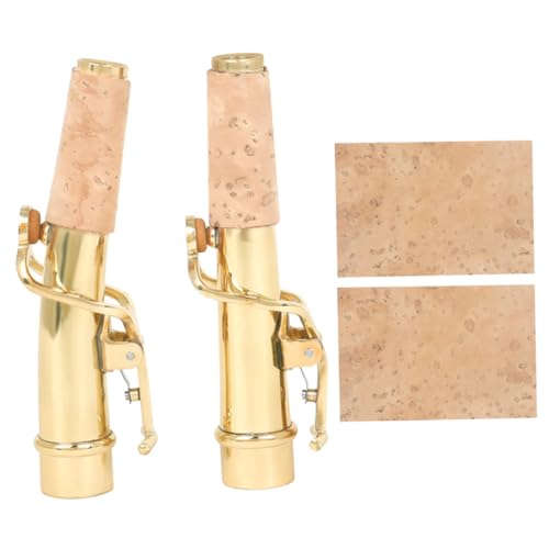 Supvox 1 Satz Saxophon Mund Kit Sopran Saxophon Hals Sax Hals Saxophonhals-Ersatz Saxophon gerader Hals Halskork für Saxophon Saxophon-Korkpolster Zubehör für Saxophone Messing Golden Supvox 1 Satz Saxophon Mund Kit Sopran Saxophon Hals Sax Hals Saxophonhals-Ersatz Saxophon gerader Hals Halskork für Saxophon Saxophon-Korkpolster Zubehör für Saxophone Messing Golden von Supvox