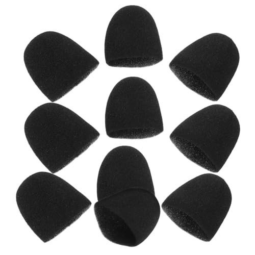 Supvox 10 Stück Mikrofon Schwammabdeckungen Mikrofon Abdeckungen Für Headsets Mikrofon Popfilter Mikrofon Muff Mini Mikrofon Abdeckungen Mikrofon Windschutzscheibe Kopfhörer von Supvox