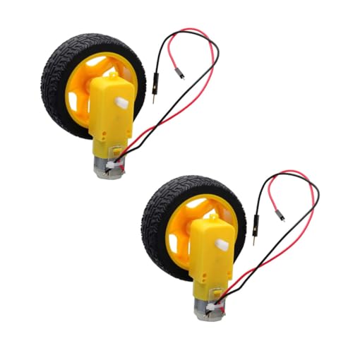 Supvox 1Satz Dc Getriebe Motor für Smart Car Robuster Elektromotor mit Dual und Hohem für Rc Fahrzeuge Roboter und DIY Projekte Langlebiges Supvox 1Satz Dc Getriebe Motor für Smart Car Robuster Elektromotor mit Dual und Hohem für Rc Fahrzeuge Roboter und DIY Projekte Langlebiges von Supvox