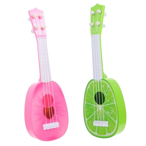 Supvox 2 Saiten Ukulele -Ukulele Ukulel - Kindergitarre für frühes musikalisches Lernen Miniaturinstrumente Kinderinstrumente Mini-Ukulele Plastik Grün Supvox 2 Saiten Ukulele -Ukulele Ukulel - Kindergitarre für frühes musikalisches Lernen Miniaturinstrumente Kinderinstrumente Mini-Ukulele Plastik Grün von Supvox
