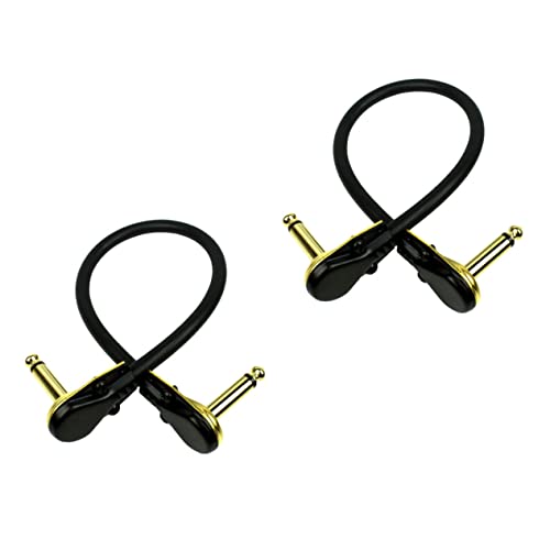 Supvox 2 Stück Effektkabel Draht gitarre Kabeleffekt Instrumentenkabel Basskabel für elektrische Instrumente Kupfer Golden Supvox 2 Stück Effektkabel Draht gitarre Kabeleffekt Instrumentenkabel Basskabel für elektrische Instrumente Kupfer Golden von Supvox