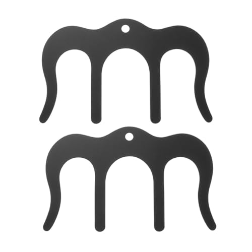 Supvox 2 Stück Metall Notenbuch Klammern Seitenhalter für Notenständer Stabil und Langlebig mit Durchbrochenem Design für Einfaches Blättern für Musiker und Komponisten von Supvox