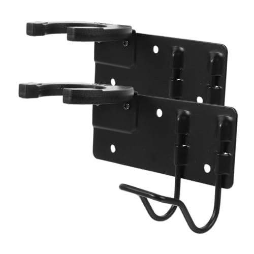 Supvox 2 Stück Mikrofonaufhänger Wand Universal- Haken montiert einstellbar Blau Heimstand Mikrofonständer Mikrofonhalter Mikrofon-Aufbewahrungsständer Metall Black von Supvox