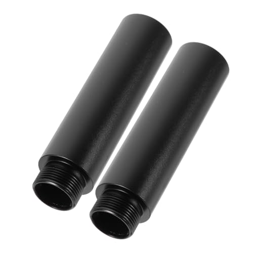 Supvox 2 Stück Mikrofonständer Mikrofon-Extender Mikrofon-Verlängerungsrohr klein Verlängerungsrohre für Mikrofone Mikrofonröhren Aluminiumlegierung von Supvox