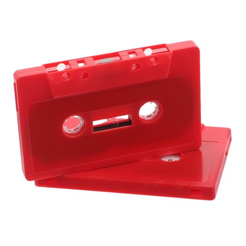 Supvox 2 Stück Retro Kassetten Leere Audiokassetten Kassetten Partydekorationen Kassetten Musik Bastelzubehör Kassetten Musikkassetten Dekoration Raumdekor Kunststoff Rot Supvox 2 Stück Retro Kassetten Leere Audiokassetten Kassetten Partydekorationen Kassetten Musik Bastelzubehör Kassetten Musikkassetten Dekoration Raumdekor Kunststoff Rot von Supvox