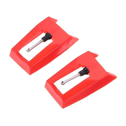 Supvox 2 Stück Stift Schallplattennadel Drehscheibe Ersatz Diamant Vinyl für Plattenspielernadeln Plattenspieler-Nadel Plattenspieler-Plattenspielernadel Aluminium rot Supvox 2 Stück Stift Schallplattennadel Drehscheibe Ersatz Diamant Vinyl für Plattenspielernadeln Plattenspieler-Nadel Plattenspieler-Plattenspielernadel Aluminium rot von Supvox