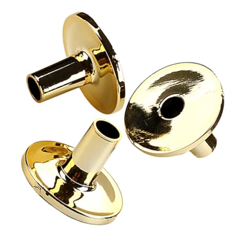 Supvox 3 Stück Kunststoff Percussion Trommelhülsen Percussion Trommel Beckenständerhülsen Ersatz Percussion Trommelständerhülsen Trommelhalterhülsen Trommelzubehör Trommelhülsen Golden von Supvox