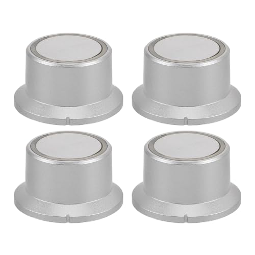 Supvox 4 Stück Audio Lautstärkeregler: Drehpotentiometer Knöpfe für Verstärker, Lautsprecher, Heimkino und Mischpult Lautstärkesteuerung Zubehör, Silber Supvox 4 Stück Audio Lautstärkeregler: Drehpotentiometer Knöpfe für Verstärker, Lautsprecher, Heimkino und Mischpult Lautstärkesteuerung Zubehör, Silber von Supvox