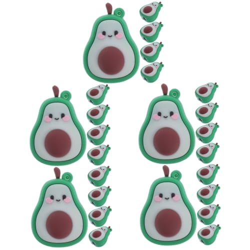 Supvox 5 Sätze Avocado Bleistiftmesser Kinderstifte Tragbarer Bleistiftspitzer Kleines Bleistiftspitzer Werkzeug Handspitzer Cartoon Manuelle Für 5 Stück * 5 von Supvox