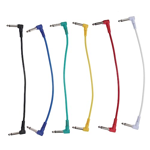 Supvox 6 Teiliges Effektkabel Instrumentenkabel Mit Stecker Akustisches Farbiges Hilfskabel Stereo Patch Gitarrenstecker Rechts Doppelkabel Auf Spiralkabel Bass Audiokabel Pvc Supvox 6 Teiliges Effektkabel Instrumentenkabel Mit Stecker Akustisches Farbiges Hilfskabel Stereo Patch Gitarrenstecker Rechts Doppelkabel Auf Spiralkabel Bass Audiokabel Pvc von Supvox