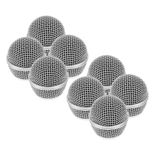 Supvox 8 Stück Mikrofonkopf Blau Mikrofonmaske Windschutzscheibe Mikrofon- Ersatzkopf Grill Mikrofongitterabdeckung Mikrofon Metallgitter Schaum Silver Supvox 8 Stück Mikrofonkopf Blau Mikrofonmaske Windschutzscheibe Mikrofon- Ersatzkopf Grill Mikrofongitterabdeckung Mikrofon Metallgitter Schaum Silver von Supvox