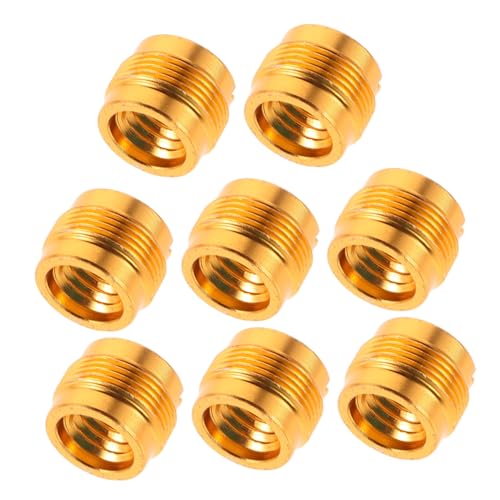 Supvox 8-Teiliges Set Mikrofon-Clip Adapter für Mikrofonständerhalterung Mikrofon Zubehör Kamera-Schraubadapter Ersatz-Mikrofongewindeadapter Mikrofonadapter Metall Golden von Supvox