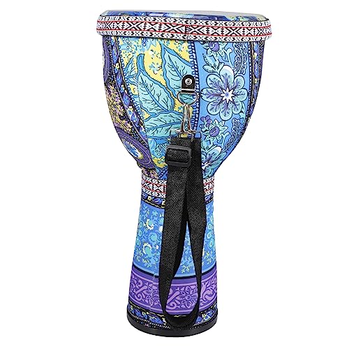 Supvox Afrikanischer Schlagzeuger Afrikanisches Instrument Einzeltrommel Musikinstrumente Handtrommel Schlagzeug für Hand-Djembe-Trommel Afrikanische Djembe-Trommel PVC Supvox Afrikanischer Schlagzeuger Afrikanisches Instrument Einzeltrommel Musikinstrumente Handtrommel Schlagzeug für Hand-Djembe-Trommel Afrikanische Djembe-Trommel PVC von Supvox