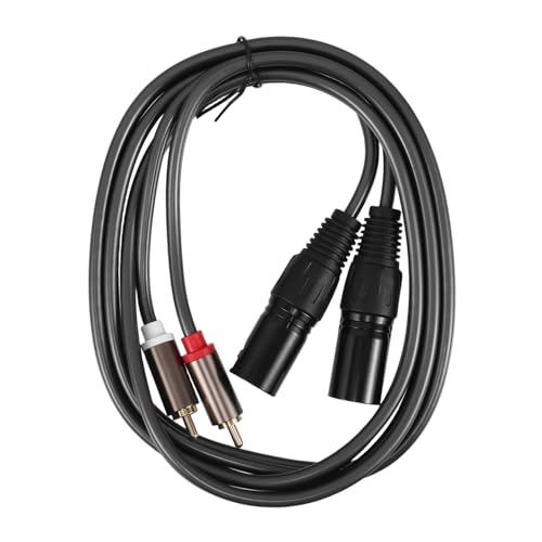 Supvox Audiokabel Cinch-audiokabel Rca-zu-xlr-kabel Cinch Auf Xlr Rca-zu-xlr-adapter Stecker-auf-stecker-cinch-adapter Plastik Supvox Audiokabel Cinch-audiokabel Rca-zu-xlr-kabel Cinch Auf Xlr Rca-zu-xlr-adapter Stecker-auf-stecker-cinch-adapter Plastik von Supvox