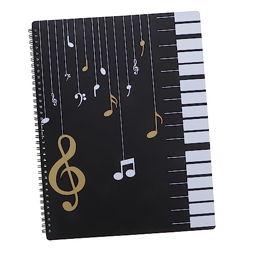 Supvox Stabiler Notenordner Im A4-format mit Papierclip für Den Organizer Von Musikdokumenten von Supvox