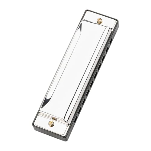 Supvox Blues Mundharmonika B Dur Mundharmonika C Dur Mundharmonika Rodriguez CD Tastatur Schmierset Mundharmonika Tonart G CD Diatonische Mundharmonika Silber Edelstahl von Supvox