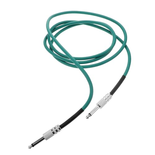 Supvox E Gitarren Audiokabel Effektkabel Gitarren Patchkabel Audio Video Kabel Gitarrenpedalkabel Audio Equipment Kabel Mischpultkabel Instrumentenkabel Vernickelt Grün von Supvox