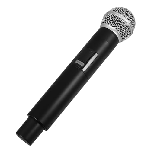 Supvox Gefälschtes Mikrofonmodell Simulieren Für Rechner Retro Performance-Requisiten Mit Nachahmung Bühnenaufführungs-Requisiten Hoch Mikrofon Black Abs von Supvox