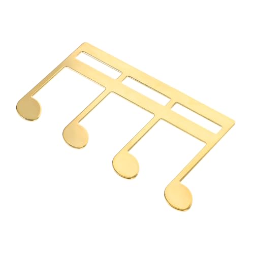 Supvox Ordner Musik klavier zubehör klavierzubehör Gitarre Notenhalter Gitarren Musik Halter Notenclip für Musikbuch Tastatur Musik Süßigkeiten Musikständer Clips Buchclips Metall Golden von Supvox