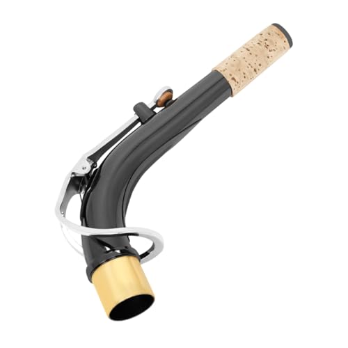 Supvox Saxophon gebogener Hals Alt Mundstück Nacken Saxophonhalsersatz Saxophon-Teile Teilesatz für Saxophon Saxophonhals-Ersatz Sax Hals Messing schwarz vernickelt Silver Supvox Saxophon gebogener Hals Alt Mundstück Nacken Saxophonhalsersatz Saxophon-Teile Teilesatz für Saxophon Saxophonhals-Ersatz Sax Hals Messing schwarz vernickelt Silver von Supvox