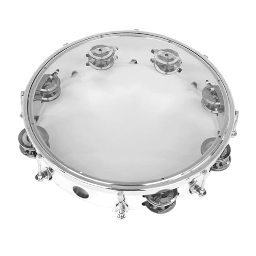 Supvox Tamburin Percussion Hand Instrument Erwachsene Party Shaker Pädagogisches Jingle Drum Stahl Musical Jubeln Prop Transparent Metall Supvox Tamburin Percussion Hand Instrument Erwachsene Party Shaker Pädagogisches Jingle Drum Stahl Musical Jubeln Prop Transparent Metall von Supvox