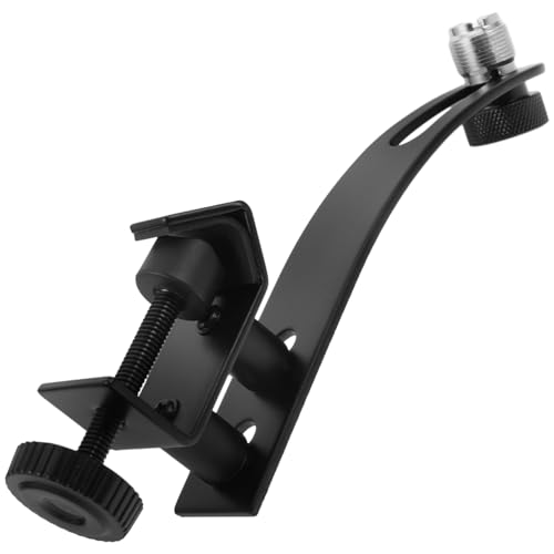Supvox werkzeug zur mikrofonhalterung Clip-Mikrofon Sicherungsclip Instrument Universal- abnehmbar stoßfeste Drum-Mikrofon-Clips Drum-Rim-Mikrofon-Clip Legierung Schwarz von Supvox