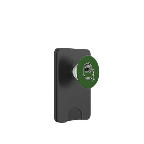 Rebel Rock Fist Fraktal Strike One PopSockets PopWallet für MagSafe Rebel Rock Fist Fraktal Strike One PopSockets PopWallet für MagSafe von Suraj Synth Merch