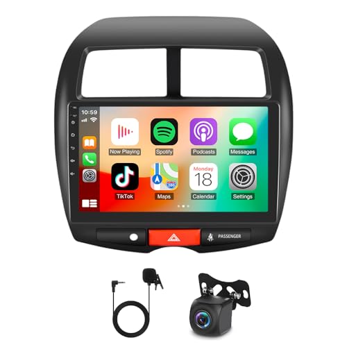 Surakey 10inch Car Stereo Radio Car-Play GPS Navigation Compatible for Mitsubishi ASX 2010-2017 Android 14 von Surakey