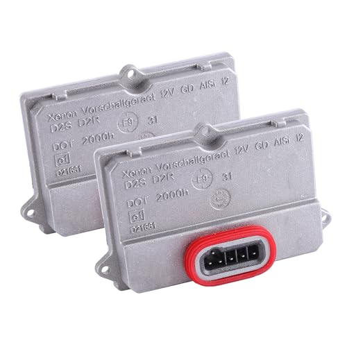 Surakey 2x Xenon Headlight Ballast 5DV 008 290-00 Compatible for A4 Chrysler Ford Jaguar Mercedes-Benz MayBach Nissan Opel Land Rover von Surakey